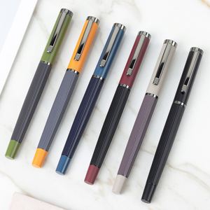 High Quality Promotional Metal Ballpoint <b>Pen</b> Multicolor Matte Black Business Advertising Gel Signature <b>Pen</b> with Custom Logo Gift - Product Image 1