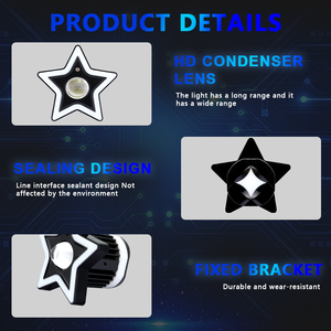 ไฟตัดหมอก LELANPU ไฟสปอร์ตไลท์สำหรับมอเตอร์ไซค์ โปรเจคเตอร์เลเซอร์ LED 1 เลนส์ สำหรับ Piaggio Zip Nmax V2 yamaha R15 - Product Image 3