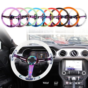 Acrylic Racing Steering Wheel - Car Suspension & Steering