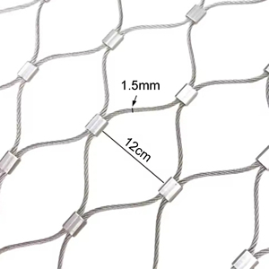 Factory Direct Security Mesh Bag - Customized Anti-Theft Stainless Steel Rope <strong>Net</strong> for Retail &amp; Industrial Use - Product Image 5