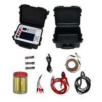 20A 10A 5A 1A 200mA 100mA ≤10mA Penguji Resistansi Gulungan Transformator DC 6 Tingkat Arus Resolusi 0.1μΩ Penyimpanan Data LCD