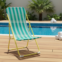 Chaises pliantes de plage, de jardin, de parc, de terrasse, de camping, en acier moderne, avec structure en textilène, réglables, capacité 120 kg