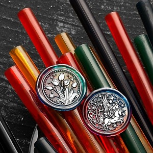 Bâton de cire à cacheter Suidis Ice Crystal, rond de 1,1 cm, semi-transparent, pour pistolet à cire chaude, fournitures d'artisanat en vrac - Product Image 4