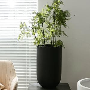 Grandes jardinières et pots en céramique de luxe <span class=keywords><strong>pour</strong></span> plantes et fleurs, <span class=keywords><strong>pour</strong></span> <span class=keywords><strong>intérieur</strong></span> et extérieur, <span class=keywords><strong>pot</strong></span> en fibre <span class=keywords><strong>d</strong></span>'argile <span class=keywords><strong>haut</strong></span> <span class=keywords><strong>pour</strong></span> <span class=keywords><strong>d</strong></span>écoration - Product Image 3
