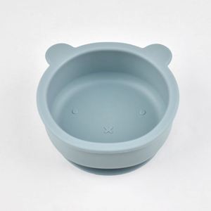 Grip Handle Non Slip Suction Cup <b>Cute</b> <b>Bear</b> Shape Bowl Cartoon Animal Design for Toddler Self Eating Training - Product Image 1