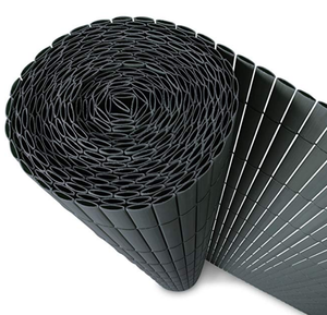 Moda colore personalizzato <span class=keywords><strong>antracite</strong></span> Double Face PVC recinzione in plastica Privacy PVC recinzione in plastica giardino - Product Image 2