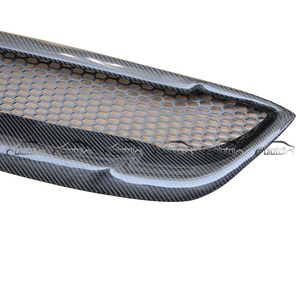 Rejilla de Fibra de Carbono Estilo H2 para Parachoques Delantero, Rejilla de Flujo de Aire para Hyundai Genesis Coupe 2009-2011 - Product Image 6