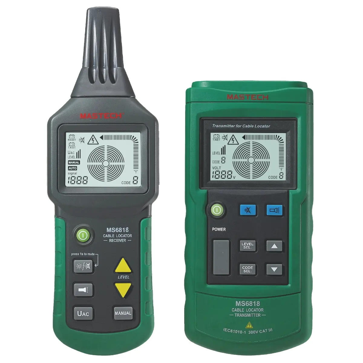 Mastech MS6818 Underground Wire Cable Metal Pipe Locator Detector Tester wire tracker