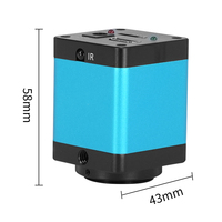 SANQTID TD-10A-H208A HDMI 20MP Video Microscope, 60fps 26-180X Electronic Magnifying Glass for Mobile Phone Circuit Board Repair