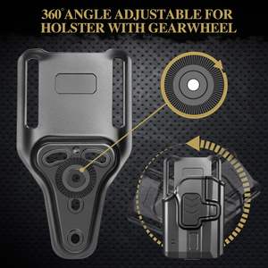 Gun & Flower MID-Ride cantable Universal Belt LOOP (cubl), 2 "เข็มขัดช่อง, ที่แนบมาสำหรับเข็มขัดหนัง - Product Image 4