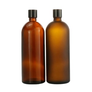 Ámbar de 200ml marrón botella de spray de vidrio para aceite esencial de espíritu de champú de plástico de pulverizador de bomba de tornillo - Product Image 1