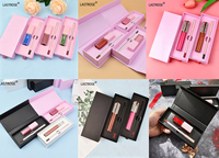 2 en 1 Ensemble de lèvres imperméables longue durée Liner rétractable Brillant à lèvres mat Rouge à lèvres liquide Private Label Lip Gloss Kit