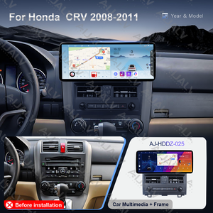 Kit Completo Adattatore per Cruscotto Auto <span class=keywords><strong>CRV</strong></span> 08-11, Cornice in ABS ad Alta Rigidità per Display Multimediale da 12,3 Pollici e Lettore DVD - Product Image 3