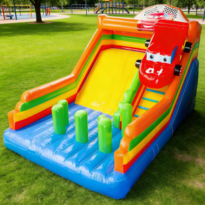 <span class=keywords><strong>Castillo</strong></span> Inflable de <span class=keywords><strong>Bob</strong></span> <span class=keywords><strong>Esponja</strong></span> con Tobogán Doble, Escalera de Escalada, Combo de Juegos Infantiles, Accesorio de Soplador, Material de PVC - Product Image 1