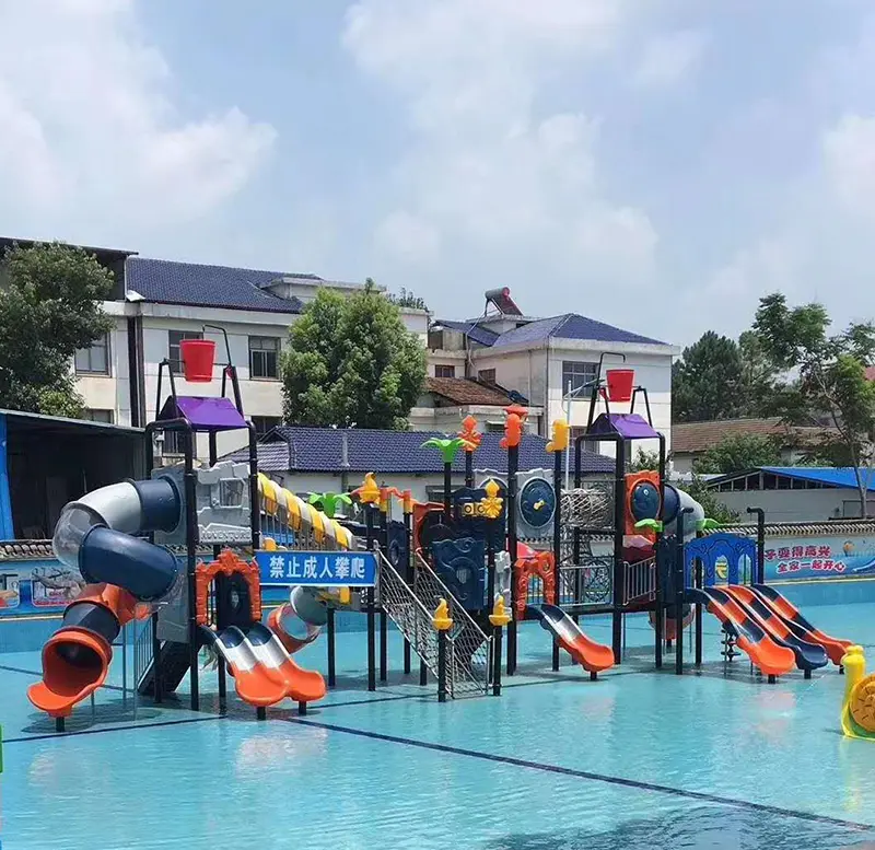 Tianqunzhen — parc aquatique toboggan pour enfants, équipement d'extérieur, navire de Pirate