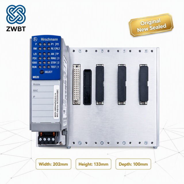 Hirschmann MS20-1600SAAEHH MS20 Ethernet Switches Managed Modular 16 Port 10/100Mbps DIN Rail Industrial VLAN Support Switch