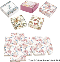 Vente en gros de bonbons chocolat fleur de savon écologique petit design personnalisé imprimé logo artisanat papier mariage emballage boîte-cadeau