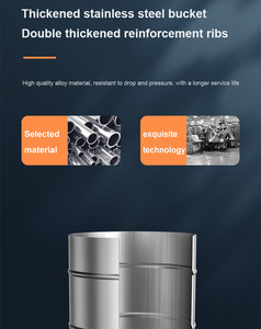 เครื่องดูดฝุ่นอุตสาหกรรมเชิงพาณิชย์ Saperable Tank100L สำหรับทำความสะอาดพื้น กำลังไฟ 3.6 กิโลวัตต์ แรงดันไฟฟ้า 220 โวลต์ เหมาะสำหรับคลังสินค้าและร้านค้า - Product Image 3