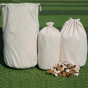 Bolsa de Compras de Lona de Algodón con Cordón, Tamaño Grande, para Organizar el Hogar, para Ropa, Edredones, Juguetes y Artículos Diversos - Fondo Redondo - Product Image 4