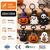 Figurine miniature sorcière d'Halloween en PVC, personnalisée avec logo, pour événements, boîte mystère, décoration effrayante, marque OEM/ODM Chine