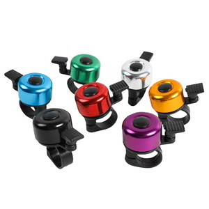 Mini Bicycle Bells Aluminum Alloy High Volume Thumb Bell For Bike Scooter Silver Gold Purple Black Red Blue Green - Product Image 2