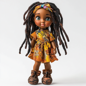 <span class=keywords><strong>Bambola</strong></span> Nera Africana in PVC Morbido, 15-30 cm, Personalizzabile, Articolata, per Ragazze - Product Image 2