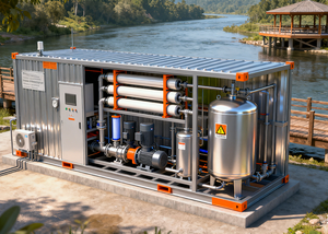 Equipo de Purificación de Agua por Ósmosis Inversa (RO), Tanque a Presión, 1 Año de Garantía, Capacidad de 1000 L/Hora para Diversas Fuentes de Agua - Product Image 3