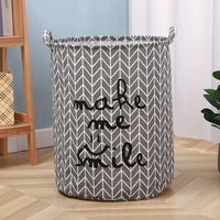 Sac de rangement de vêtements imprimé personnalisé panier à linge pliable en tissu de grande capacité pliable pour vêtements jouets