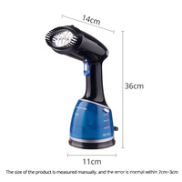 Défroisseur Vapeur Portable Électrique Compact 1500W avec Réservoir d'Eau de 302ml pour la Maison et les Voyages