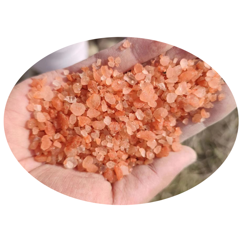 100% Pure Roze Zout Zand Custom Verpakking Natuurlijke Ruwe Biologische Rots Roze Himalayan Zout Korrelig