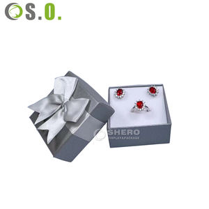 Caja de Papel para Joyería de Diseño Premium, Caja de Papel de Alta Calidad para Pulseras y Collares, Caja de Papel Personalizada para Juegos de Joyería con Lazo - Product Image 3