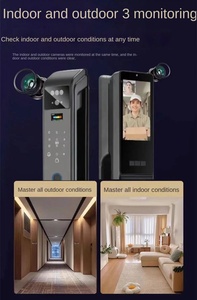 Cerradura de puerta electrónica inteligente con reconocimiento facial NFC 3D, teclado de código Digital, cerradura de puerta de huella dactilar con red de aplicación Wifi, Cerradura Inteligente - Product Image 2