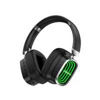 Casque sans fil OEM de haute qualité avec éclairage RVB, design couleur macaron, circum-auriculaire pour le gaming et le sport