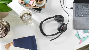 Casque stéréo supra-auriculaire réglable <span class=keywords><strong>Jabra</strong></span> <span class=keywords><strong>Evolve</strong></span> <span class=keywords><strong>30</strong></span> avec micro pour PC - Casque filaire pour le travail (appels professionnels) et le jeu - Product Image 6