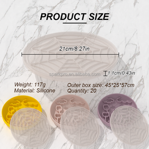 Sparkpro 2025 <span class=keywords><strong>Tulipe</strong></span> 3 en 1 Mangeoire pour animaux de compagnie à alimentation lente Bol pour chien en silicone de couleur unie de qualité alimentaire avec couvercle - Product Image 6