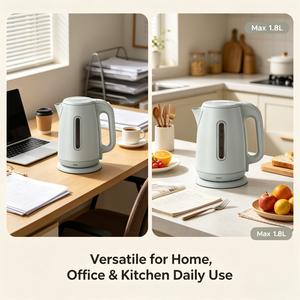Factory Direct 220V Stainless Steel <b>Portable</b> Kettle 1500W 1.8L Mechanical Automatic Shut-off Boil-Dry 1.8L Capacity Sufficient f - Product Image 5