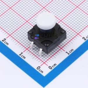 TSW12111-135B511CA-001E Tactile Switch Through hole-4P,11.7x11.5mm Switch Single Pole Single Throw Round Button 2.8N 11.7mm - Product Image 1