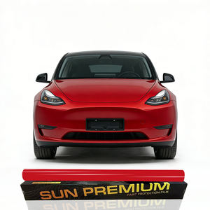 Film de protection de voiture rouge <span class=keywords><strong>Ferrari</strong></span> brillant, autocollant de carrosserie de véhicule super brillant pour la décoration de voiture - Product Image 1