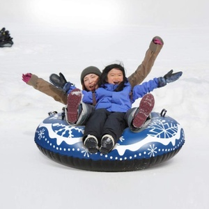 Jouets de neige gonflables pour le ski sur neige, tube à neige gonflable pliable et portable pour enfants et adultes - Product Image 5