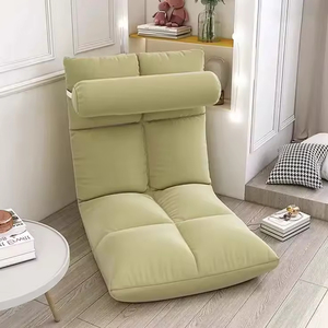 现代设计可调节折叠布艺沙发椅，豪华落地躺椅，适合卧室使用 - Product Image 6