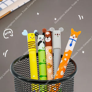 5スタイルクリエイティブかわいい漫画消しゴム付きゲルペン0.5mm消しゴム付き - Product Image 2