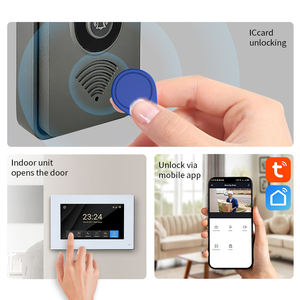 Système d'interphone vidéo à basse tension sécurisé avec fonction de capture d'image du visiteur, <span class=keywords><strong>2</strong></span> fils, en stock, pour les clubs communautaires - Product Image 4