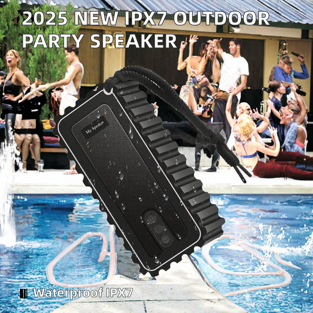 OEM/ODM Custom Logo Home Waterproof Outdoor Party Speaker Ipx7 Shockproof for Bluetooth Wireless Portable Speaker With Fm Radio