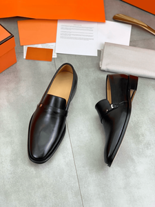 Chaussures Oxford en cuir pleine fleur avec semelle extérieure en caoutchouc/latex, doublure et tissu, toutes saisons, semelle intermédiaire en caoutchouc moussé, style rétro - Product Image 4