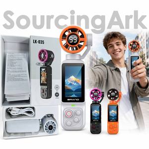ค้นหา Sourcingark พัดลมพกพา Gimbal กล้องวิดีโอบล็อก หน้าจอ IPS 1.97 นิ้ว สำหรับการถ่ายวิดีโอบล็อกกลางแจ้งในฤดูร้อน การเดินทาง รุ่น LK-035 - Product Image 1