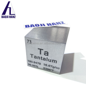 Cubos de metal personalizados, elemento de <span class=keywords><strong>densidad</strong></span> de alta pureza, Cubo de tantalio - Product Image 1