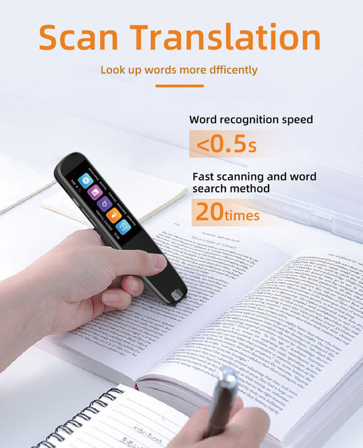 S7H Smart Point Reading Pen Multi Language Translation Voice Translator Offline Scanning Pen