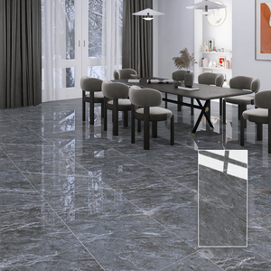 <span class=keywords><strong>Grey</strong></span> vitrified gạch lát sàn thiết kế hiện đại nội thất bóng đánh bóng tráng men 600x1200 sứ sàn đá cẩm thạch gạch cho Nhà Phòng - Product Image 5