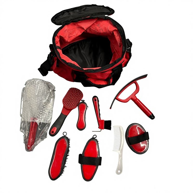 Professional Equestrian Plastic Horse Grooming Kit