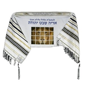 맞춤형 스프링 폴리에스터 잎 패턴 남성용 긴 메시아닉 레드 기도 숄 탈릿 - Product Image 5